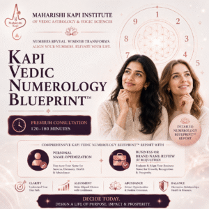 Kapi Vedic Numerology Blueprint™