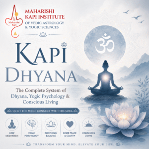 Kapi Dhyana - The Complete System of Dhyana, Yogic Psychology & Conscious Living