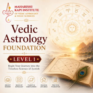 Vedic Astrology Foundations - Level 1